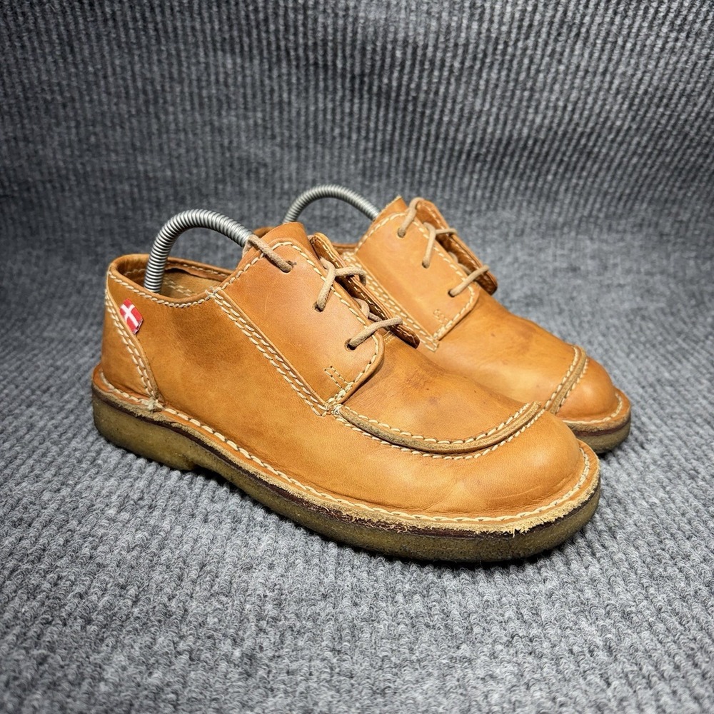 Duckfeet Fyn Men's Size 7 Women's size 9 Original Brown Leather Derby Shoes